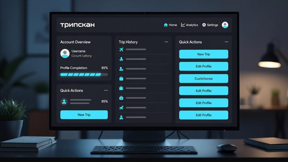 Цифровые ворота в Tripscan: обживаем личный кабинет